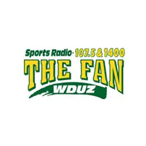 WDUZ - The Fan 107.5 إف إم بث